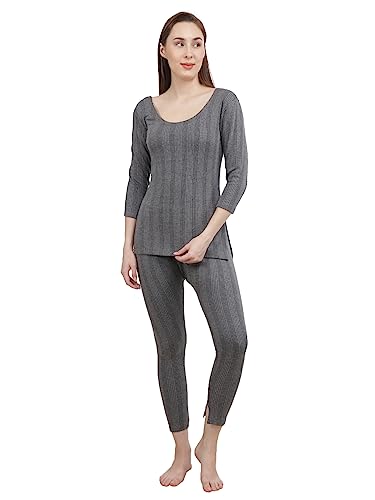 Image of Women's Slip Thermal Top and Lower Set