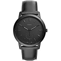 Fossil Reloj FS5447, para Hombre,Negro, Talla única