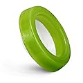 Elastic Waxless Toilet Ring with Flange for Toilet Bowl Waste Lines, Universal Fit for 3 and 4 Inch Waste Lines- Gas, Odor, and Watertight Seal