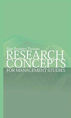 Research Concepts for Management Studies view 2