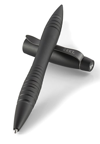 CRKT Williams Tactical Pen: Low Profile, EDC Self Defense Survival Pen Made of Black Anodized Aluminum with Pressurized Ink Cartridge and Pocket Clip TPENWK - Image 6