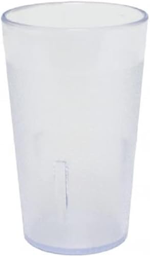 Miniatura 5 de TrueCraftware - Juego de 12 vasos de plástico de 5 onzas, color transparente, 3-58 pulgadas de altura, vasos apilables de alta resistencia,