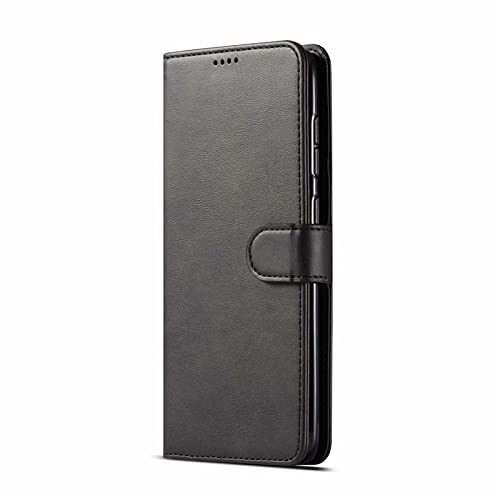 Étui Samsung A22 5G antichoc housse à rabat noir anti-rayure