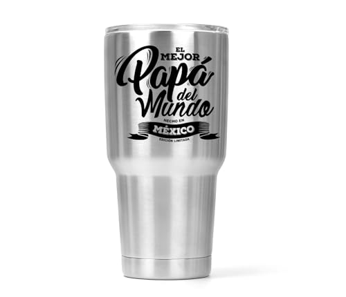 La Mejor Lista de termos dia del padre más recomendados. 45 Termo Metálico El mejor padre del mundo | Día del padre I Capacidad 500 Ml | Frase Regalo I