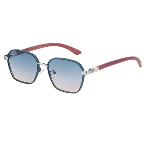 Lunettes de soleil hommes contre éblouissement monture en métal vintage UV400