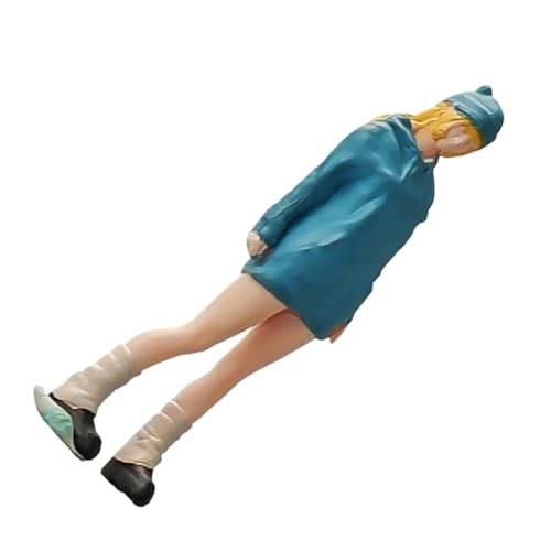 UPKOCH Modelo En Miniatura Modelo De Figura De Niña Modelo De Gente De Niña Pequeña Mini Adorno De Modelo Humano Estatuilla De Gente Chica Mini Modelo Humano Modelo Humano Falso Resina
