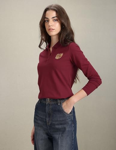 Image of U.S. Polo ASSN. Women's Cotton Slim Fit T-Shirt