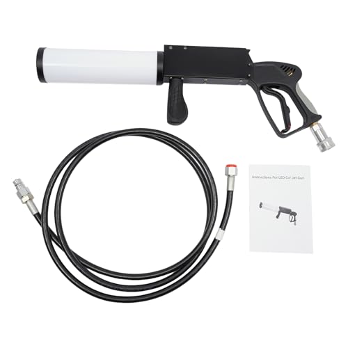 Máquina de humo CO2 portátil con luces LED RGB miniatura 4