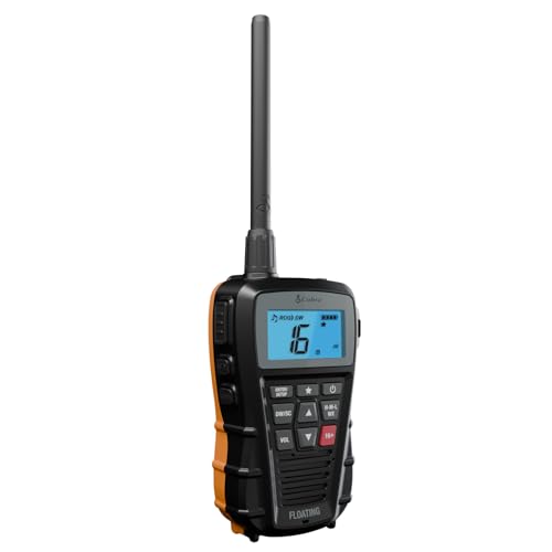 Cobra BlueBound 150 VHF Handheld Marine Radio - Black - 3-Watt