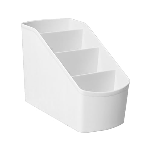 Organizador de Mesa de Plástico Durável Domary com 4 Compartimentos