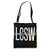 Licensed Clinical Social Worker Boho LCSW Tote Bag