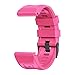 REYDA Silicone Band Compatible for Garmin Fenix 8 51mm, 26mm Quick Fit Watch Band Soft Breathable Silicone Bracelet Wristband Replacement Band for Garmin Fenix 7X/7X Pro/6X/6X Pro/5X/5X Plus/3/3 HR