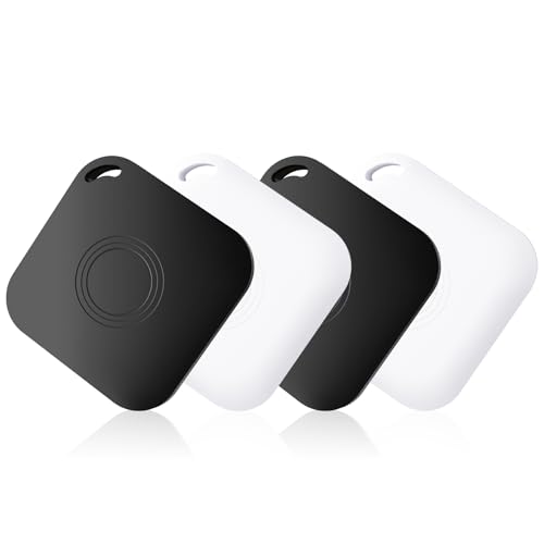 Air Tracker Tag，Smart Schlüsselfinder Geldbörsen FinderKompatibel mit Apple Find My(nur iOS), Anti-Verlust-Locator mit Austauschbarer Batterie, Mini-Bluetooth-Tag für Schlüssel, Taschen, Haustiere
