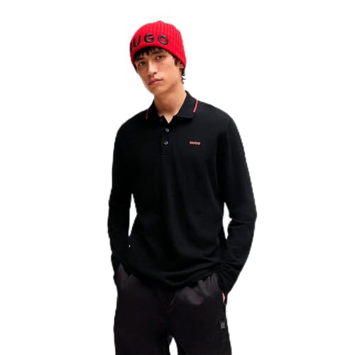 HUGO Derriko 10257070 Long Sleeve Polo L