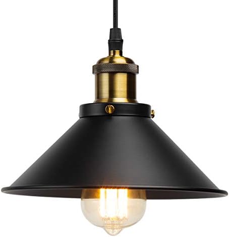 GIGALUMI Retro Industrial Pendant Light Ceiling Lighting Vintage Lamp Shade Metal E27 for Kitchen Coffee Bar Loft Restaurant Office