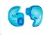 Medical Grade Doc's Pro Ear Plugs - Blue - Non Vented - Size X-Small