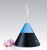 Kein Luftbefeuchter! Vesuvio - Ultraschall-Duftzerstäuber (Farbe - Schwarz)