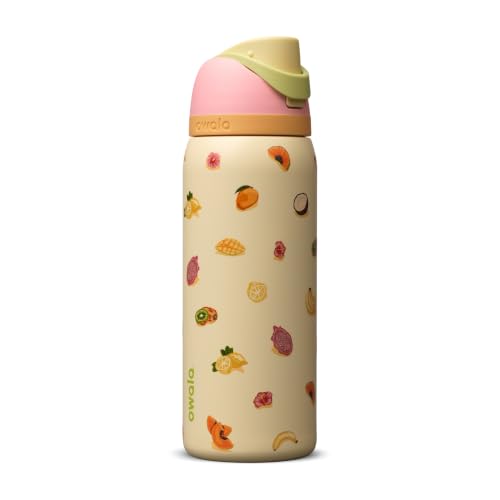 Image of Owala FreeSip Stainless Steel Water Bottle 32 oz Just Ripe