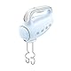 Smeg, HMF01PBEU Electric Mixer, 9 -Geschwindigkeitsniveaus, Turbofunktion, glattes Start -Start -up -System, 4 Peitschen, 2 Ganci -Mixer und umhüllt, 250W, Blau