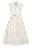brautdirndl österreich Rocklänge: ca. 70cm Moser Brautdirndl midi 70er Creme Antonia 006888, Polyester Seide, Rocklänge ca.70cm, Raffinierter Schlüsselloch-Ausschnitt 32