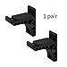 Jorzer Bow Display Rack Wall Mount Storage Holder Recurve Bow Archery Hanger Hook Wall Mounted Archery Stand for Recurve Traditional 1Pair Black.