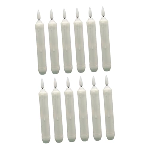 Velas LED cónicas para decorar bodas románticas y cenas familiares en casa