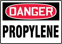 ACCUFORM OSHA Danger Safety Sign: Propylene (MCHG120XT)