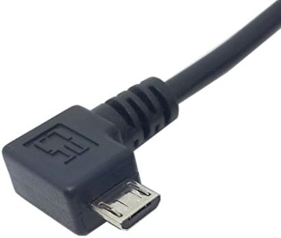 JSER Left Angled 90 Degree Micro USB OTG Host to Standard B Type Target Printer Scanner Hard Disk Cable 60cm