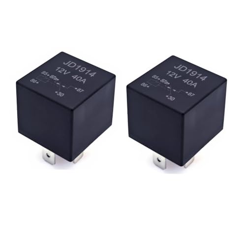 Image of JZK 2x JD1914 12V 40A 5 Pin SPDT Automotive Power Relay for Car Motorcycle