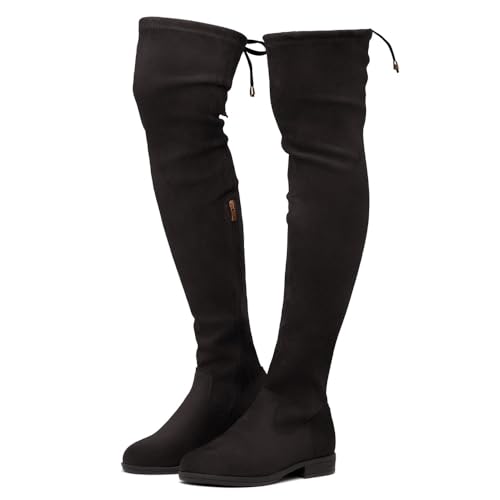 Herstyle 158759 Secret Obsession Womens Over The Knee Boots Thigh High Stack Heel Long Stretch Fall Riding Boots thumb #2
