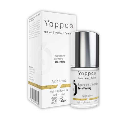 Tratamiento Rejuvenecedor Levantamiento Facial Crema Hidratante Antiedad Para Pieles Maduras Cosmética Vegana 100% Natural a Base de Manzanas y y-PGA | Vegano | Ecocert | Cruelty Free | Yappco | 20 ml Cover