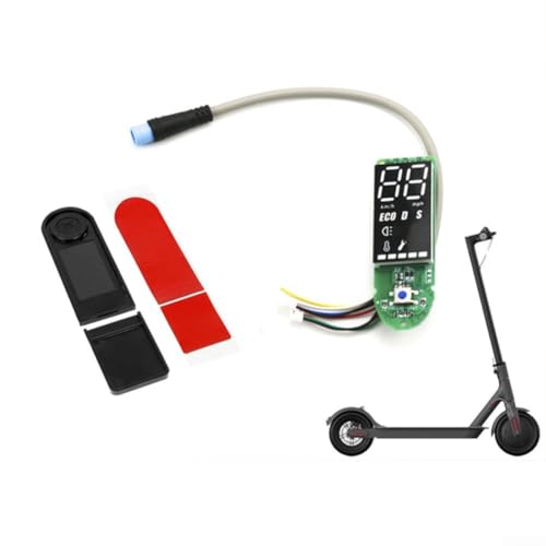 Electric Scooter Control Circuit Board and Switch Panel Replacement Kit, Compatible for MI Pro, User-Friendly Display and Sturdy Aluminum Plastic Build