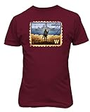 Baku Apparel Ukraine Sunk Russian Warship Support Unisex Tee Tshirt (Maroon, Large)