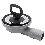 MospdyGear 55 mm 20-25 mm Schlauchabgang 90° Abwasserschlauch Wohnwagen, Legierungsmaterial, Geeignet für Entwässerungssysteme in Wohnmobilen, Yachten und Wohnwagen
