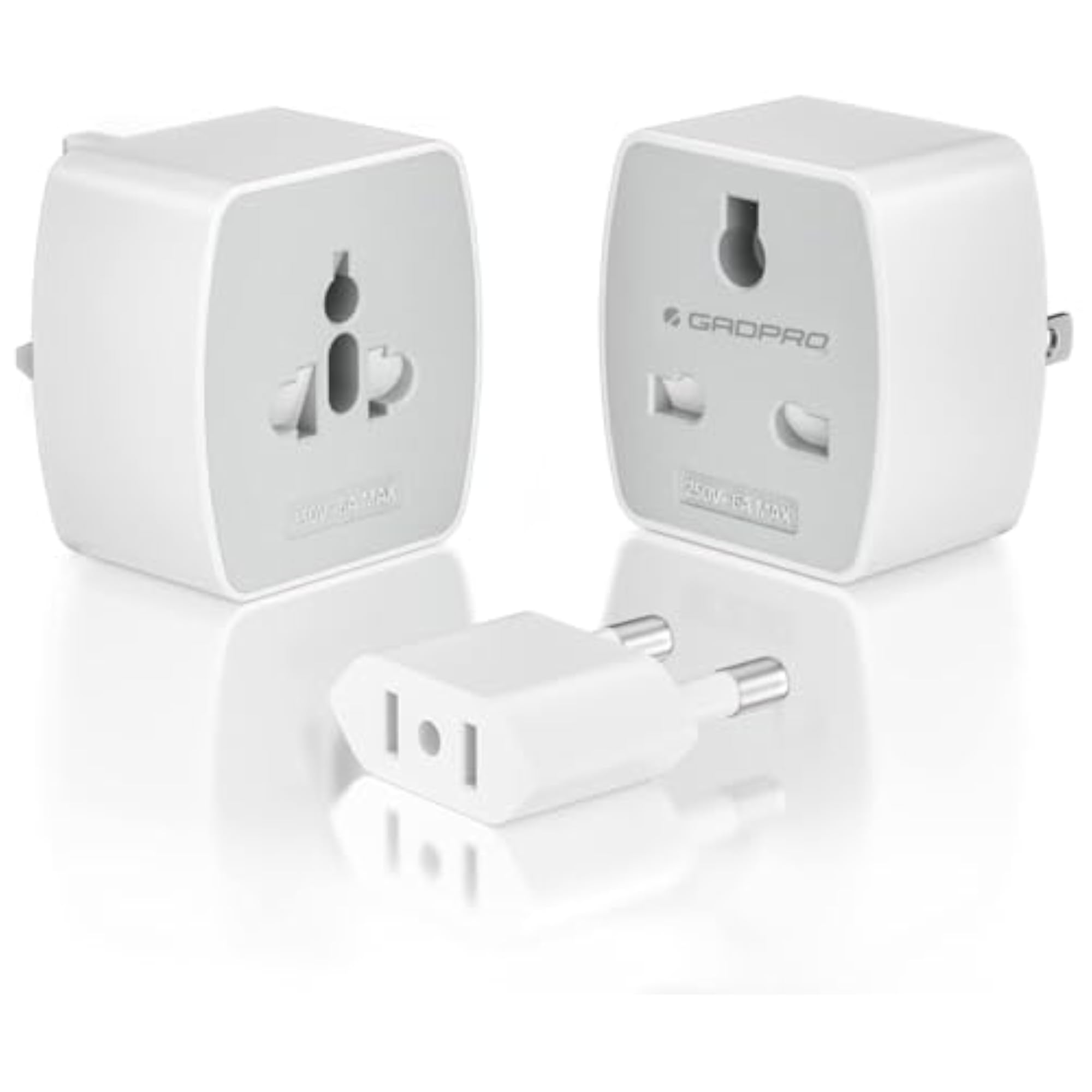 Universal Travel Plug Adapter - Compact 110-250V