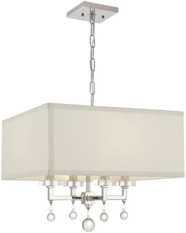 Crystorama Paxton 4 Light Polished Nickel Mini Chandelier