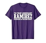 Ramirez Surname Funny Team Family Last Name Ramirez T-Shirt