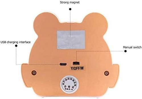 Miniatura 8 de Luz nocturna LED para niños, lámpara de noche para bebés con interruptor táctil, luces nocturnas portátiles de silicona para habitaciones de bebé,