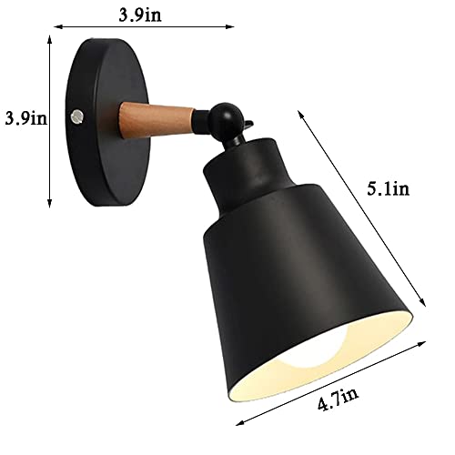 Lámpara de pared industrial LED para iluminación interior de salas de estar 7