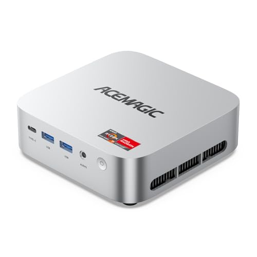 ACEMAGICIAN Vista V1 Mini Pc Computers, 12Th Gen Intel N95 (Beat N100, Up to 3.4Ghz), 16GB DDR4 RAM 512GB SSD Mini Computer, UHD 4K HDMI DP, Dual WiFi/Bt, Gigabit Ethernet Vesa, Home/Office Micro Pc