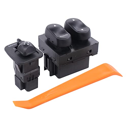 ApplianPar Front Driver Side Window Switch and Mirror Switch for Ford F150 F250