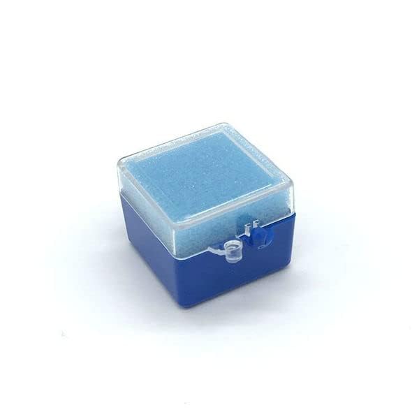 Alliph 1000 Pcs Dental Crown Boxes with Foam Denture Crown Veneer Storage Case Dental Denture Case