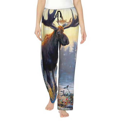 Pantalon de pyjama femme ample EdWal pour stopper la chaleur nocturne du S au 3XL