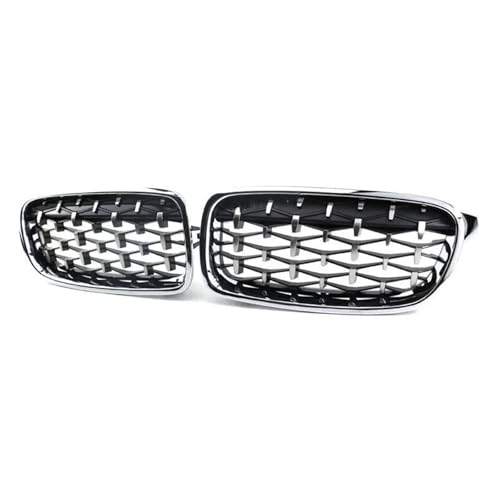 Calandre sport double ligne argent pour BMW F30 F31 finition diamantée