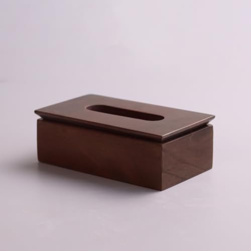 Image of Marble Tissue Box Holder for Countertops, Dining Table, Office, Home | Handicraft Bazaar (Bronze)