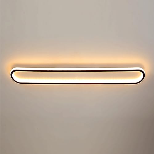 Plafonnier linéaire LED dimmable avec télécommande en acrylique moderne