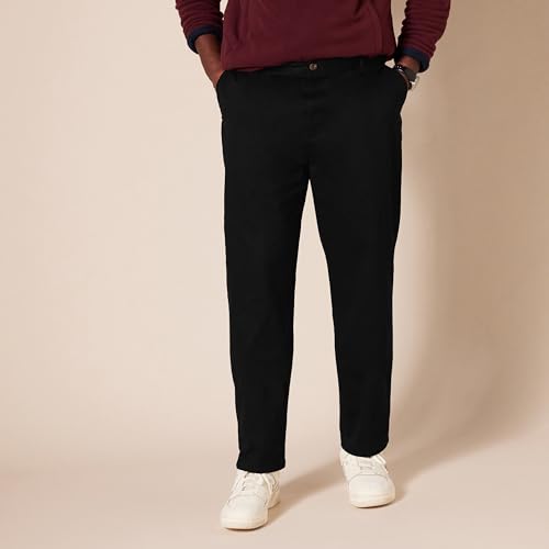 Image of Amazon Essentials Men's Classic-Fit Wrinkle-Resistant Flat-Front Chino Pant (Available in Big & Tall)