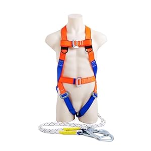 Jieyugh Fallschutz Auffanggurt Sicherheitsgurt Set