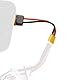 LinsyRC 4-Pack XT30 Männlich Stecker auf XT60H Buchse Steckverbinder Adapter mit 10CM 16AWG Kabel für RC Drohne LiPo Akku