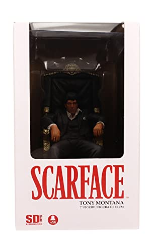 Sd Toys Movie Icons Scarface: Tony Montana Throne 7" Figure #TOP5